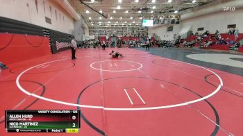 126 lbs 1st Place Match - Allen Hurd, Rock Canyon vs Nico Martinez, Lutheran