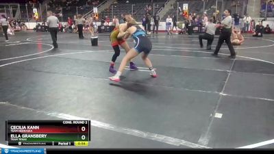 138 lbs Cons. Round 2 - Cecilia Kann, Team Nebraska vs Ella Gransbery, Team Texas