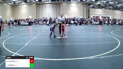 52 lbs Round Of 16 - Easton Fujihara, Honolulu WC vs Julian Palafox, Top Dog WC