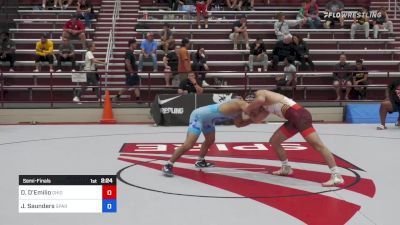 65 kg Semifinal - Dylan D'Emilio, Ohio RTC vs Joshua Saunders, Spartan Combat RTC