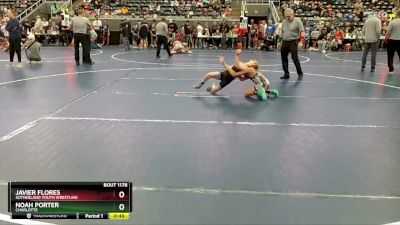 65 lbs Champ. Round 3 - Javier Flores, Sutherland Youth Wrestling vs Noah Porter, Charlotte