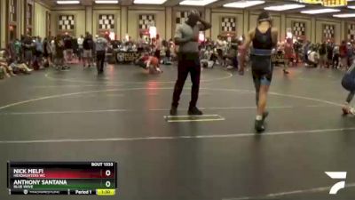 130 lbs Quarterfinal - Anthony Santana, Blue Wave vs Nick Melfi, Headhunters WC