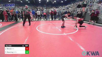 100 lbs Round Of 16 - Jack Bovos, Salina Wrestling Club vs Tatton Manning, Barnsdall Youth Wrestling