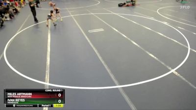 Cons. Round 1 - Miles Artmann, New Prague Wrestling vs Ivan Reyes, Minnesota