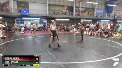 85 lbs Placement Matches (8 Team) - Jack Howard, TN Elite vs Wesley James, Violent Little Machines