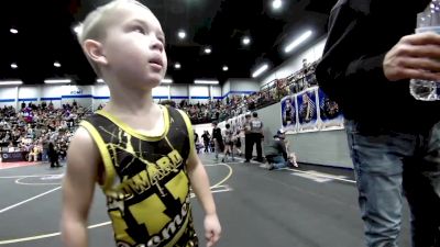 43 lbs Round Of 16 - Grayson Warnock, Woodward Youth Wrestling vs Mathew Thompson, Sulphur Youth Wrestling Club