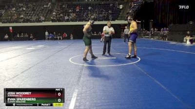 285 lbs Champ. Round 2 - Evan Sparenberg, Illinois Wesleyan vs Josh Woodrey, Augustana (IL)