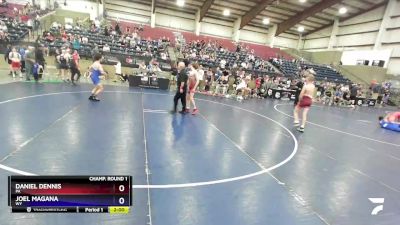 114 lbs Champ. Round 1 - Daniel Dennis, PA vs Joel Magana, WY