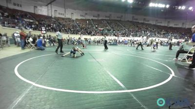 49 lbs Round Of 64 - Bentley Hughart, Berryhill Wrestling Club vs Charles (CJ) Langland, Noble Takedown Club