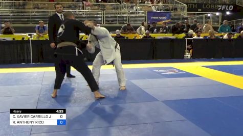 CARLOS XAVIER CARRILLO JR vs RUBEN ANTHONY RICO 2024 Pan Jiu Jitsu IBJJF Championship