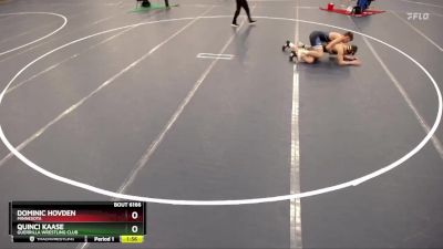 157 lbs Cons. Round 2 - Quinci Kaase, Guerrilla Wrestling Club vs Dominic Hovden, Minnesota