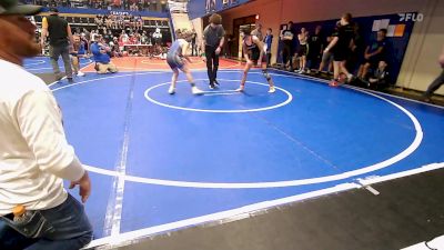 92 lbs Consi Of 4 - Ella Brunson, Hilldale Youth Wrestling Club vs Declan Forrest, Vinita Kids Wrestling