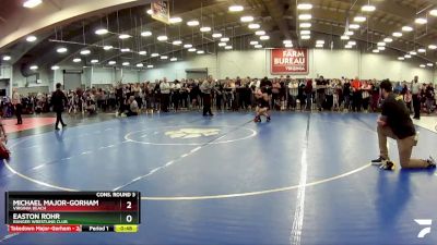 70 lbs Cons. Round 3 - Michael Major-Gorham, Virginia Beach vs Easton Rohr, Ranger Wrestling Club