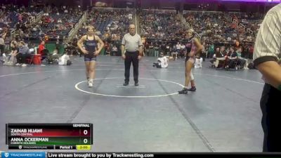 132 lbs Semifinal - Iyanna Crawford, Purnell Swett vs Lauren Hall, Heide Trask