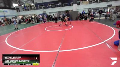 111 lbs Cons. Semi - Nicolas Knepper, Grizzly Wrestling Club vs Jace Brennan Gatbonton, Grapplers Garage