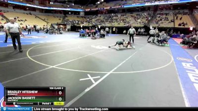 106 Class 3 lbs Quarterfinal - Jackson Bassett, Whitfield vs Bradley Hiteshew, Glendale