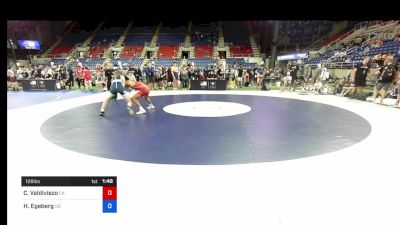 126 lbs Rnd Of 128 - Carlos Valdiviezo, California vs Hudson Egeberg, North Dakota