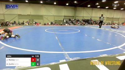 60 lbs Rr Rnd 2 - Juliana Matteo, Funky Singlets Girls vs Alicen Quillin, Sisters On The Mat Teal