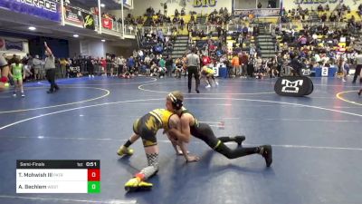 84 lbs Semifinal - Tony Mohwish III, Patriot W.C. vs Aj Bechlem, Westshore W.C.