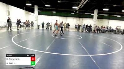 120 lbs Consi Of 64 #2 - Dean Wainwright, IL vs Alex Reed, PA