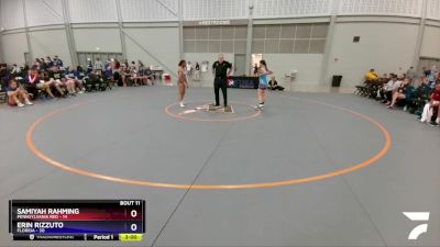 117 lbs Quarters & 1st Wb (16 Team) - Samiyah Rahming, Pennsylvania Red vs Erin Rizzuto, Florida