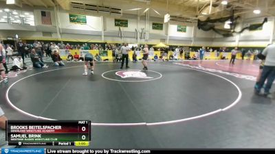 180 lbs Cons. Semi - Brooks Beitelspacher, Siouxland Wrestling Academy vs Samuel Brink, Westside Raider Wrestling Club