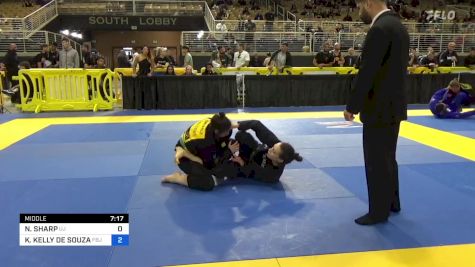 NAOMI SHARP vs KAMILLA KELLY DE SOUZA 2024 Pan Jiu Jitsu IBJJF Championship