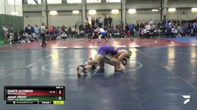 174 lbs Cons. Round 3 - Dante Gutbrod, Williams College vs Adam Frost, Trinity College (Connecticut)