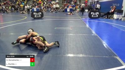 74 lbs Round Of 16 - Griffin Doroshenko, Mat Assassins vs Legend Portillo, G3