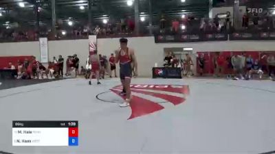 86 kg Round Of 16 - Maximus Hale, Pennsylvania RTC vs Nathan Haas, West Coast Regional Training Center