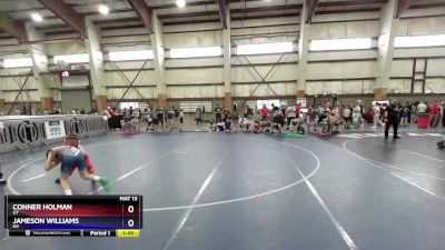 82 lbs Cons. Round 1 - Conner Holman, UT vs Jameson Williams, NV