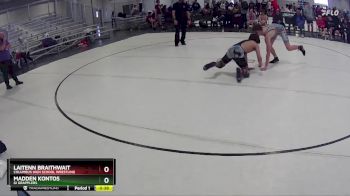 141 lbs 7th Place Match - Laitenn Braithwait, Columbus High School Wrestling vs Madden Kontos, GI Grapplers