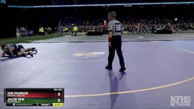 D3-132 lbs 5th Place Match - Jon Pearson, Kingsley Area HS vs Jacob Fink, Richmond HS