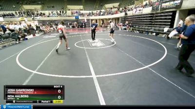 120 lbs Round 2 (4 Team) - Josh Gawronski, Marian Central Catholic vs Noa Halberg, Bemidji