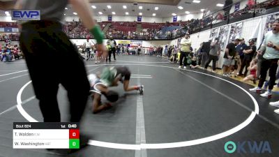 58 lbs Consi Of 8 #2 - Taylen Walden, Elgin Wrestling vs Wrayon Washington, HBT Grapplers