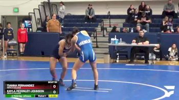 101 lbs Cons. Semi - Kayla Mckinley-Johnson, Menlo College vs Tianna Fernandez, Menlo College