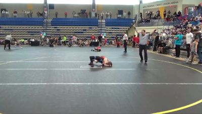 55 lbs Semifinal - Maddox Shields, SMWC Wolfpack vs Caleb Andress, Warhawks