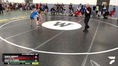 136 lbs Round 3 - Kirstyn Passin, Valdez Youth Wrestling Club Inc. vs Taryn Wright, Mat-Su Matmen