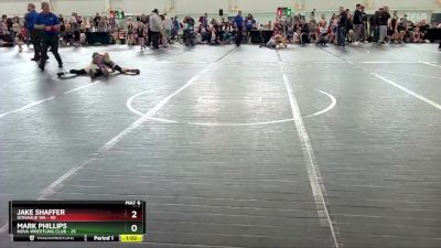 110 lbs Semis & 1st Wrestleback (8 Team) - Jake Shaffer, Donahue WA vs Mark Phillips, NOVA Wrestling Club