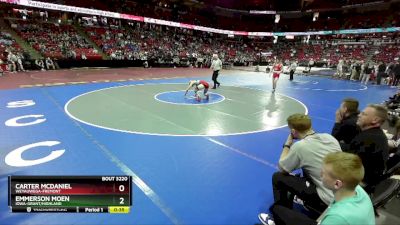 D3-165 lbs 3rd Place Match - Carter McDaniel, Weyauwega-Fremont vs Emmerson Moen, Iowa-Grant/Highland