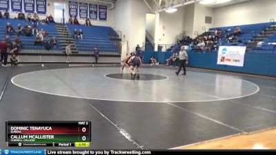 149 lbs Round 1 - Dominic Tenayuca, Eureka vs Callum McAllister, Cornell College