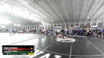 130 lbs Cons. Round 2 - Claudia Flores, Bishop Kelly vs Mary Peterson, Cedar Valley