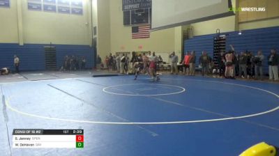 285 lbs Consi of 16 #2 - Seth Janney, Open vs Weston DeHaven, Davenport