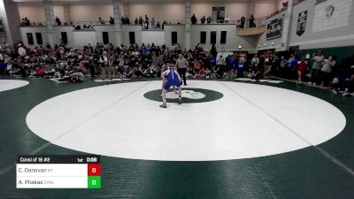 120 lbs Consi Of 16 #2 - Colin Donovan, Bristol-Plymouth vs Alex Pliakas, Cumberland