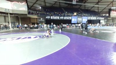 66-72 lbs Cons. Round 2 - Elia Torres, Moses Lake Wrestling Club vs Lyla Gambrel, Twin City Wrestling Club