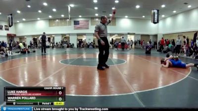 165 lbs Champ. Round 1 - Luke Hargis, Contenders Wrestling Academy vs Warren Pollard, Indiana