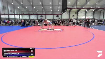 215 lbs Cons. Round 3 - Hayden Martin, AK vs Hunter Langham, OR