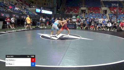 145 lbs Rnd Of 64 - Nolan Fellers, Iowa vs Ryan Rios, California