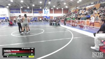 285 lbs 3rd Place Match - Subedei Temuujin, Woodbridge vs Anthony Ruiz, Hesperia