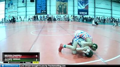 96 lbs Rd# 7- 10:45am Saturday Final Pool - Olympic Serrao, PA Blue vs Bryson Chappell, NCWAY National Team